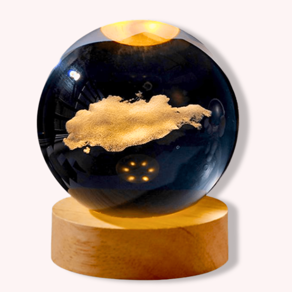 Le Nuage Lampe de Chevet Boule de Cristal