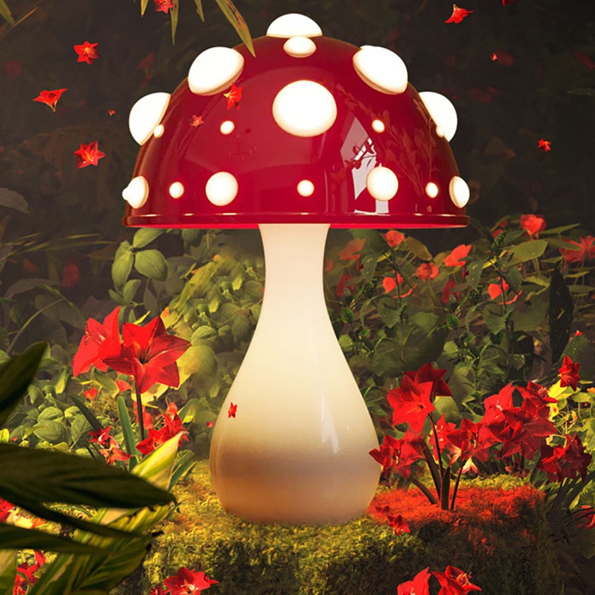 Lampe de chevet Champignon Amanite