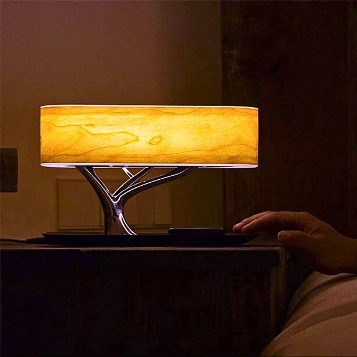 Lampe de Chevet Chargeur Connectée Bonsaï