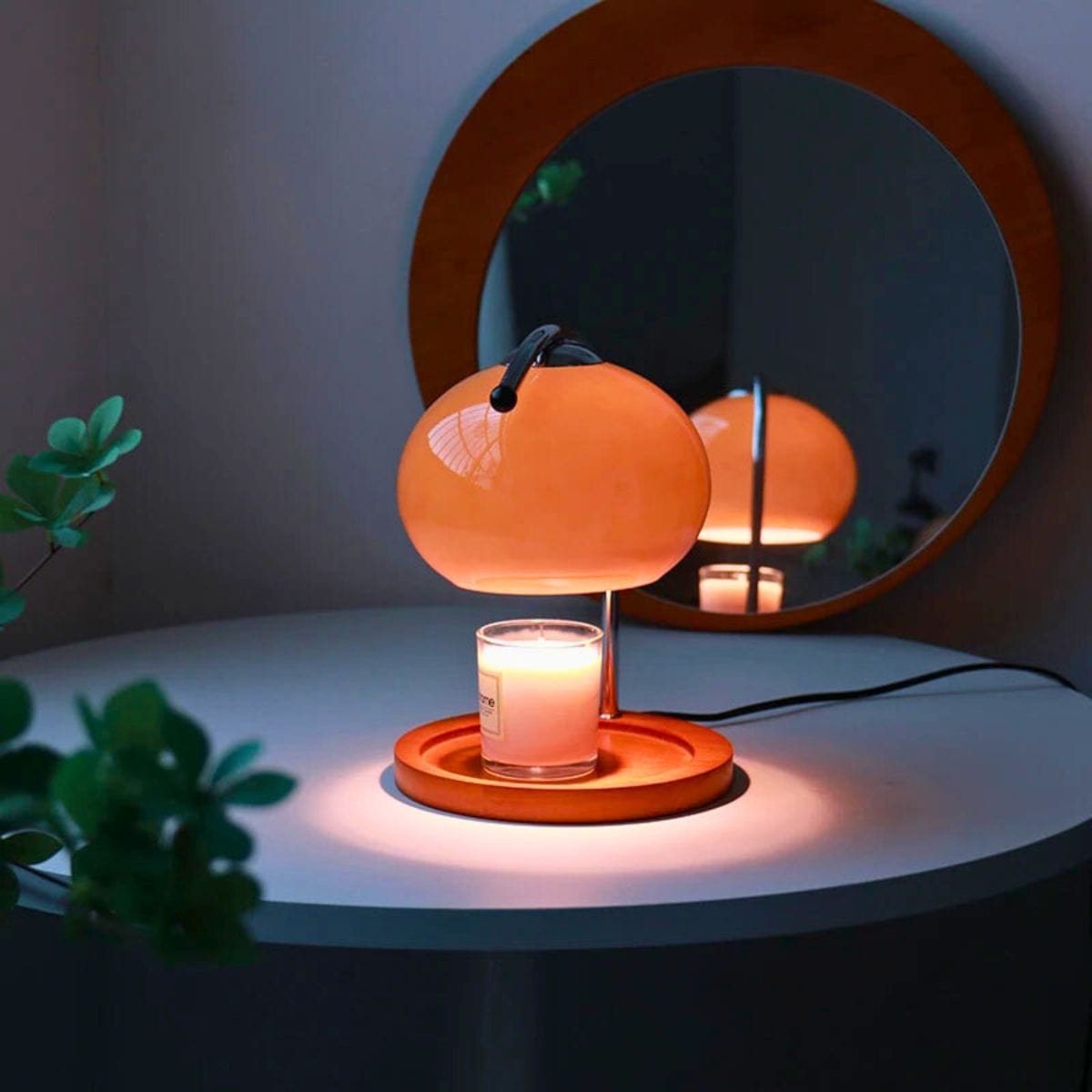 Lampe de chevet Chauffe-Bougie