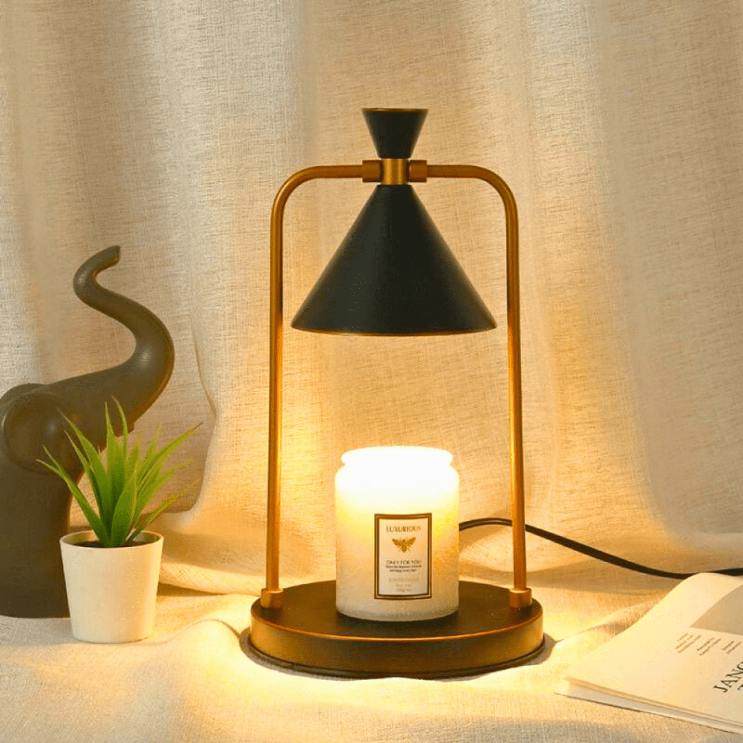 Lampe de chevet Chauffe Bougie Minimaliste