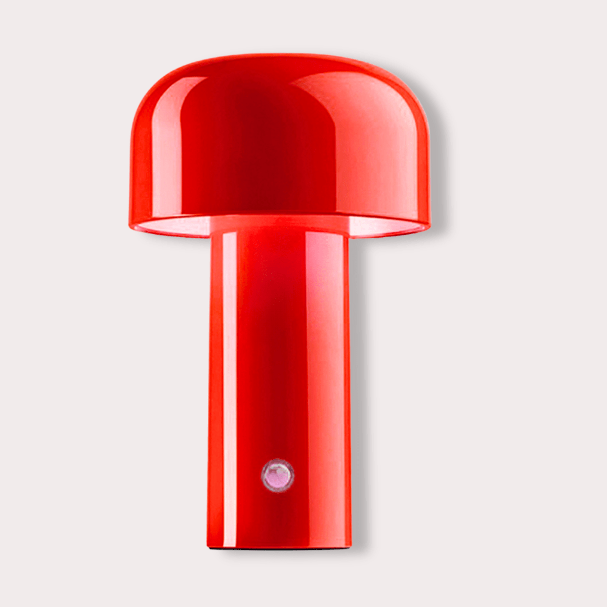 Rouge Lampe de Chevet Design Mushroom