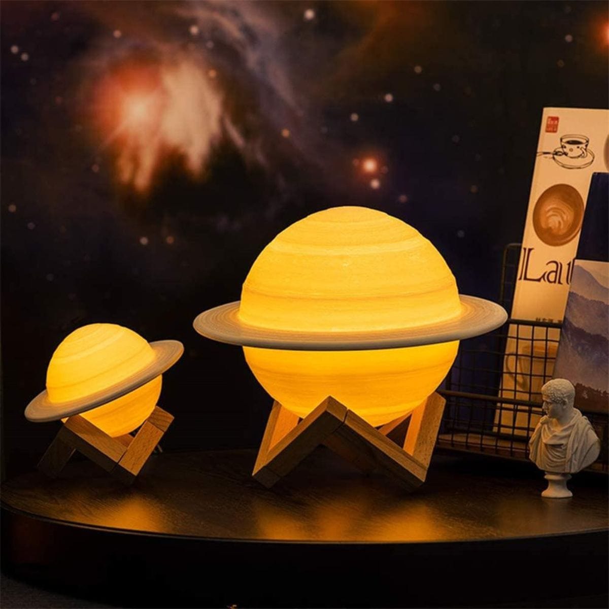 Lampe de Chevet Enfant<br>Saturne