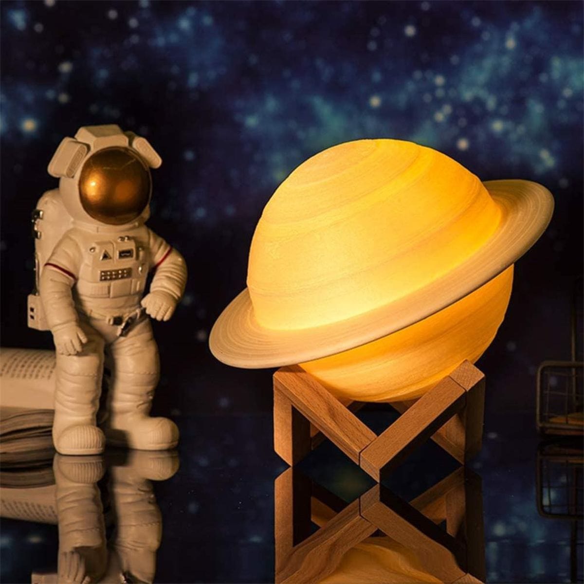 Lampe de Chevet Enfant<br>Saturne