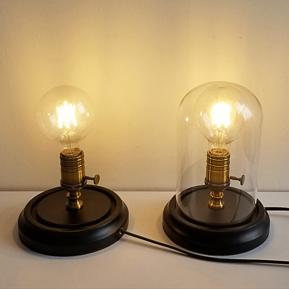 Lampe de Chevet Industrielle Retro