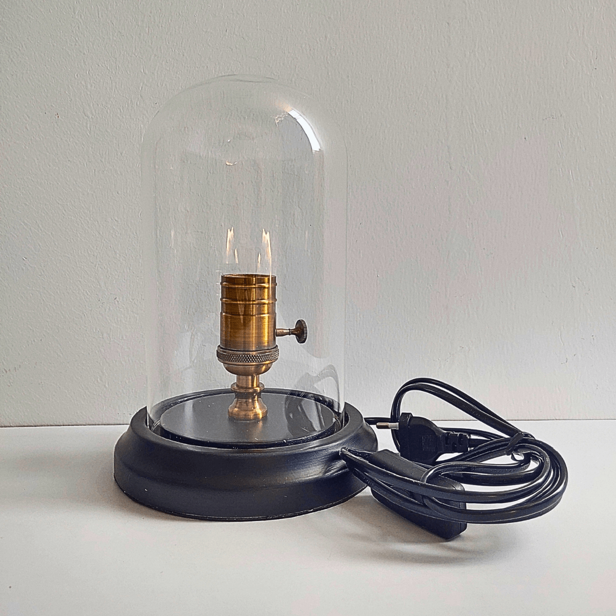 Avec Cloche Lampe de Chevet Industrielle Retro