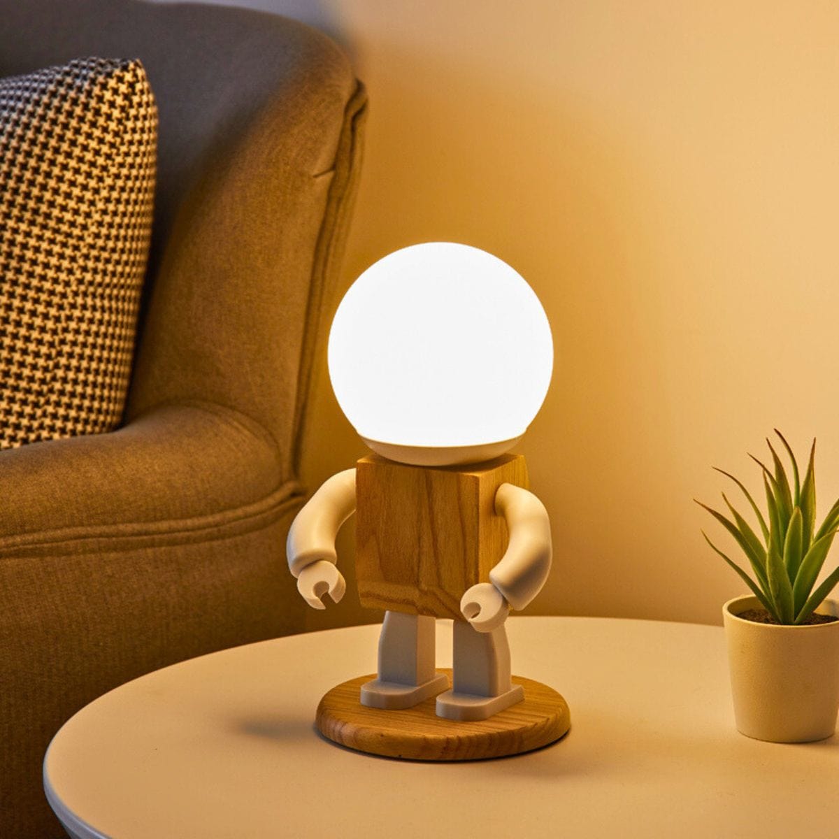 Lampe de Chevet Little Wooden Man