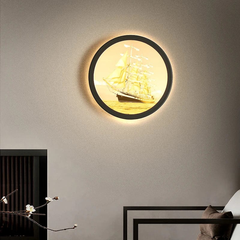 Lampe de Chevet Murale Cercle