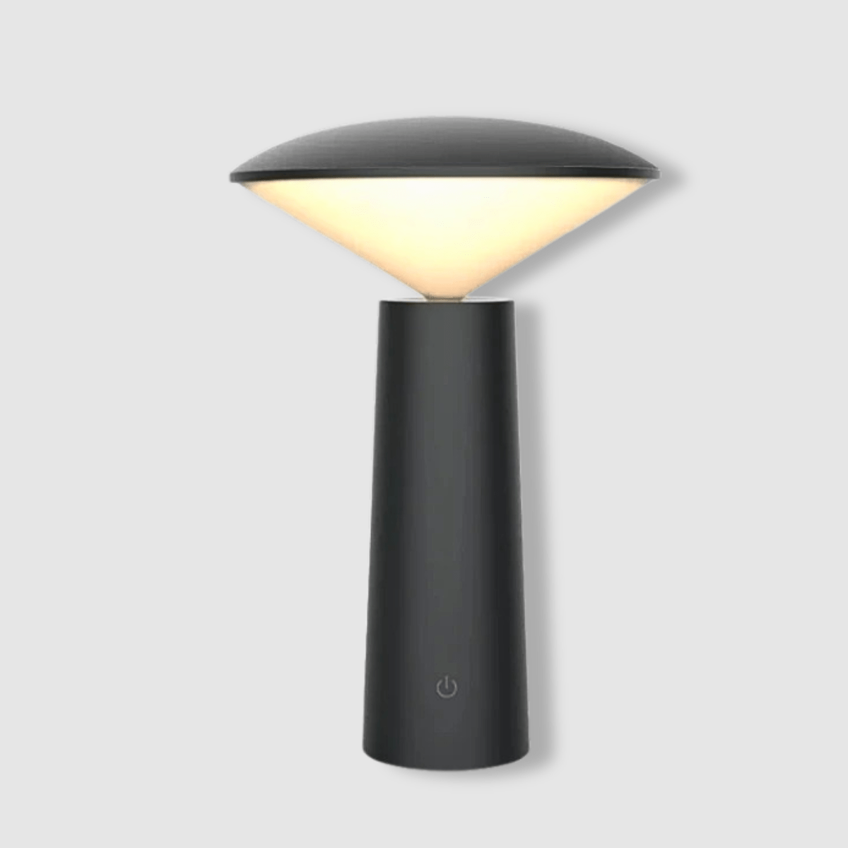 Noir Lampe de Chevet Sans Fil Moderne