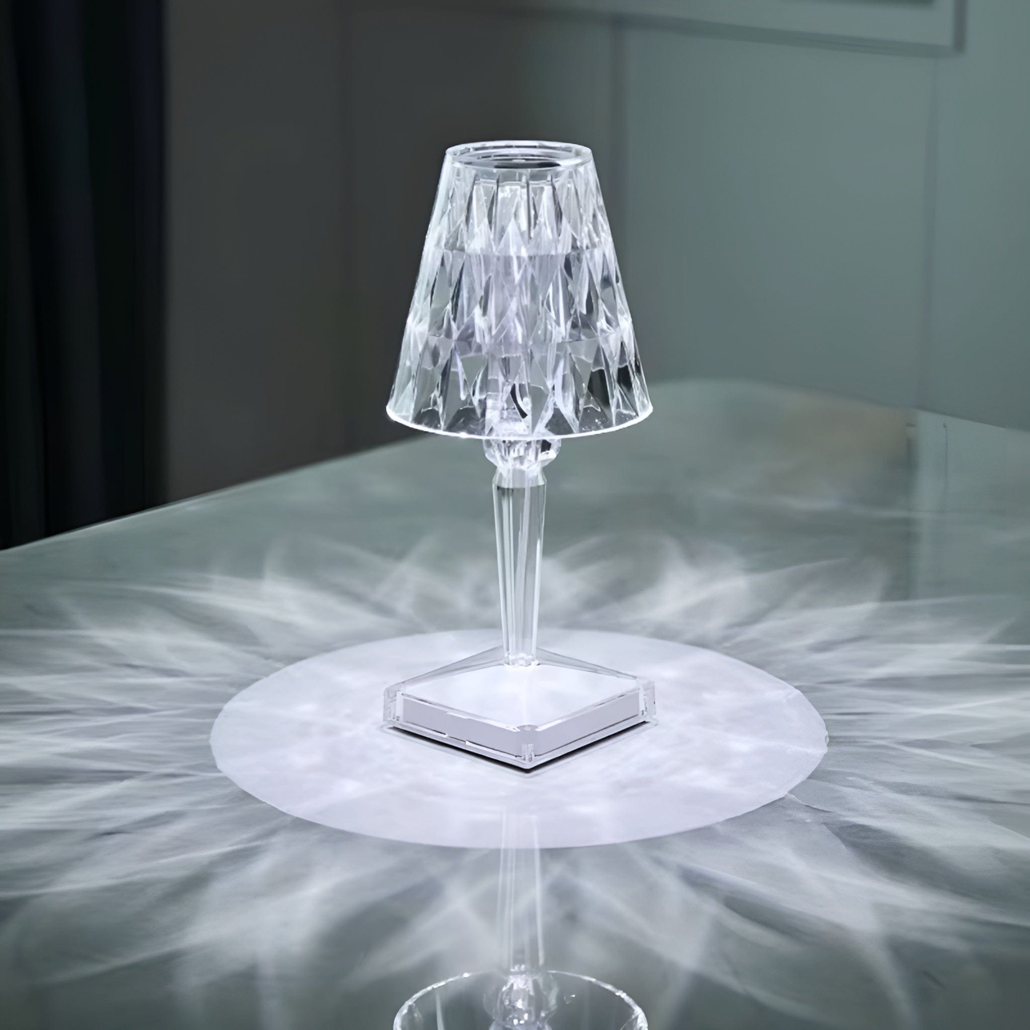 Lampe de Chevet Tactile en Cristal