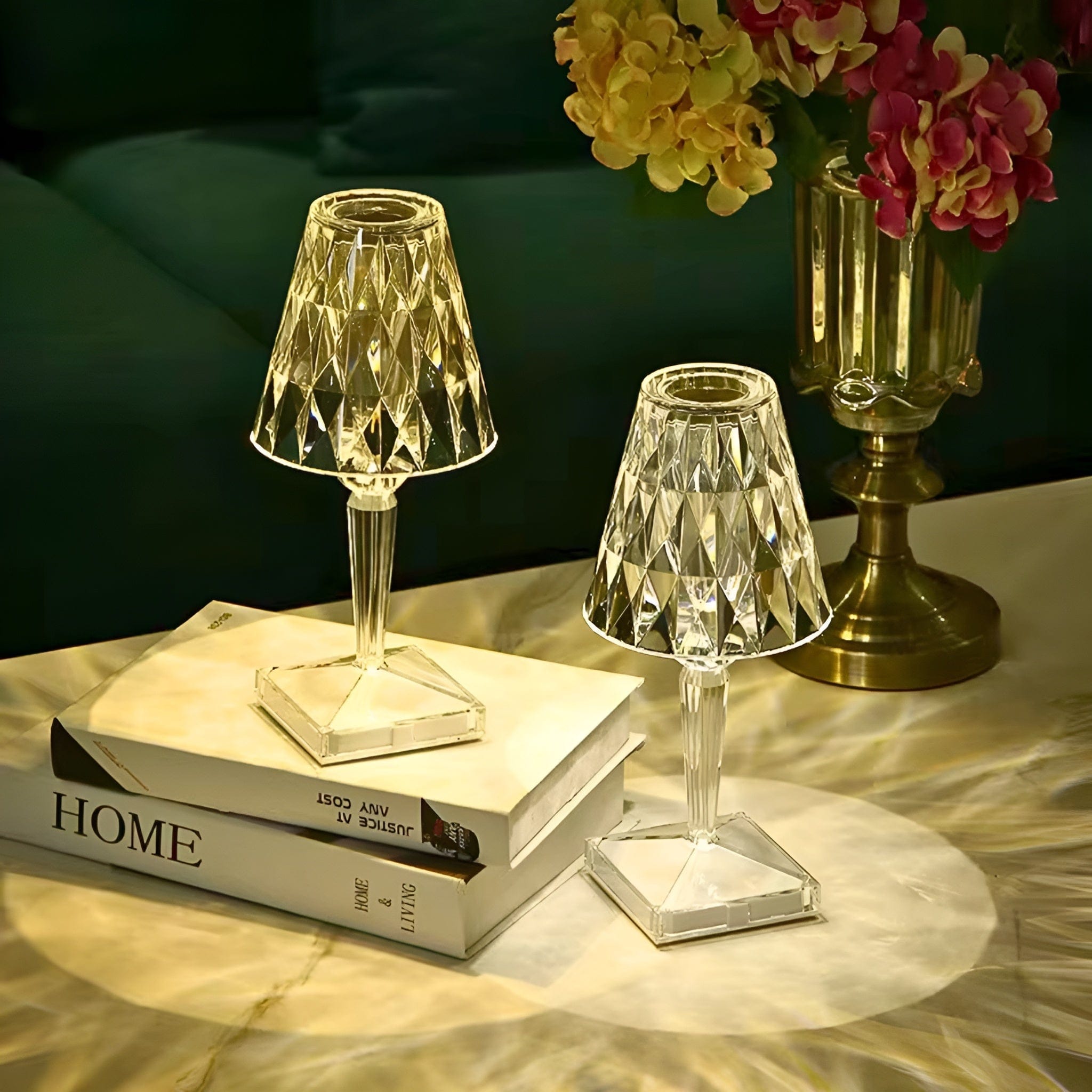 Lampe de Chevet Tactile en Cristal