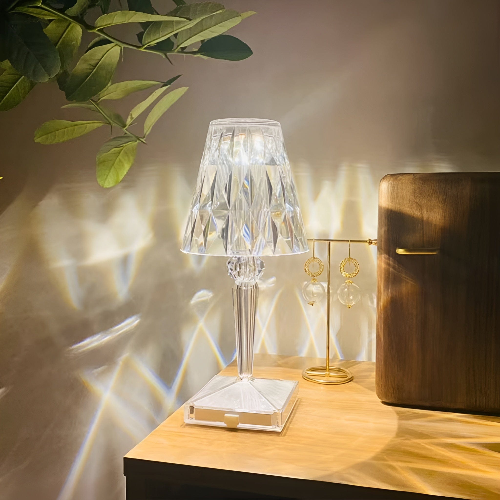 Lampe de Chevet Tactile en Cristal