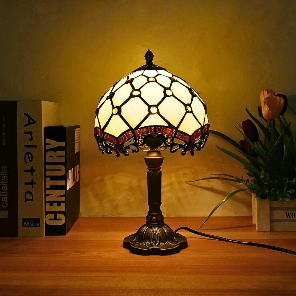 Lampe de Chevet Tiffany LED