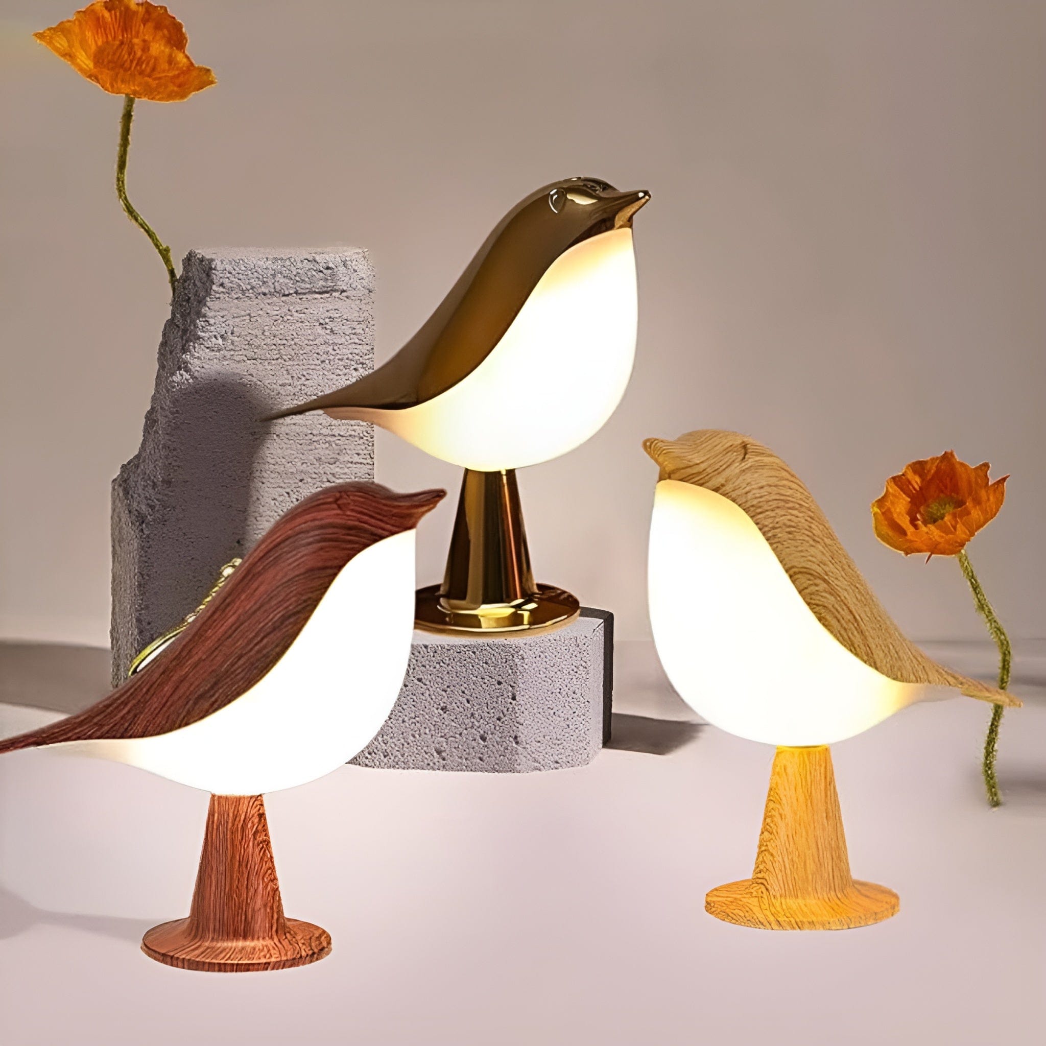 Petite Lampe de Chevet Hirondelle